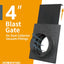Puerta explosión 4pulg colector polvo pack 2