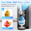Máquina helados 2en1 Slushie Soft Serve 96oz sin hielo LED 6 modos
