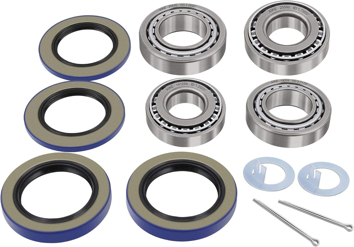 Set 2 Cubo Rueda Remolque 6000-7000lb con Rodamientos