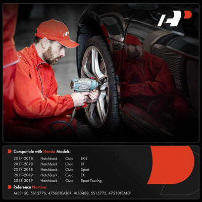 2 Sensores ABS Rueda Trasera Honda Civic 47560TEAT01