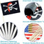 Bandera Jolly Roger con poste madera 12 pzas