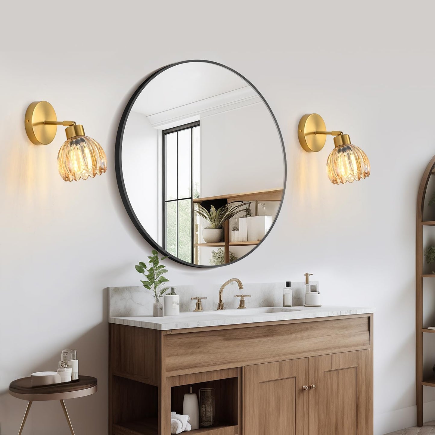 Apliques pared con luz vintage estilo granja