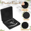 Caja terciopelo 6 pzas para joyas collar anillo aretes