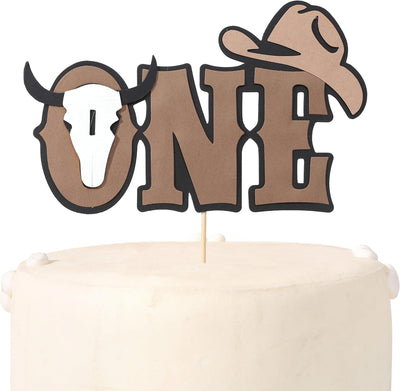 Decoración tarta vaquero My First Rodeo cake smash