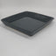 Platillo cuadrado 4" set 2 bandejas cerámica gris