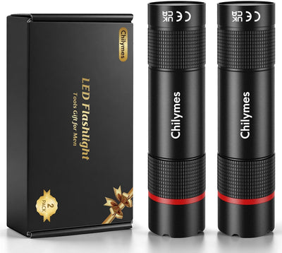 Luz LED recargable USB C impermeable 2 pzas