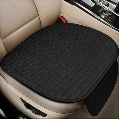 Funda asiento delantero lino transpirable con bolsillos