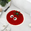 Alfombra baño microfibra tomates rojos antiderrap