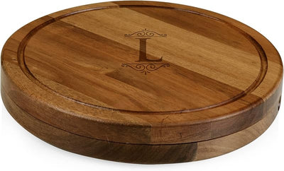 Tabla cortar queso acacia circo personalizada con