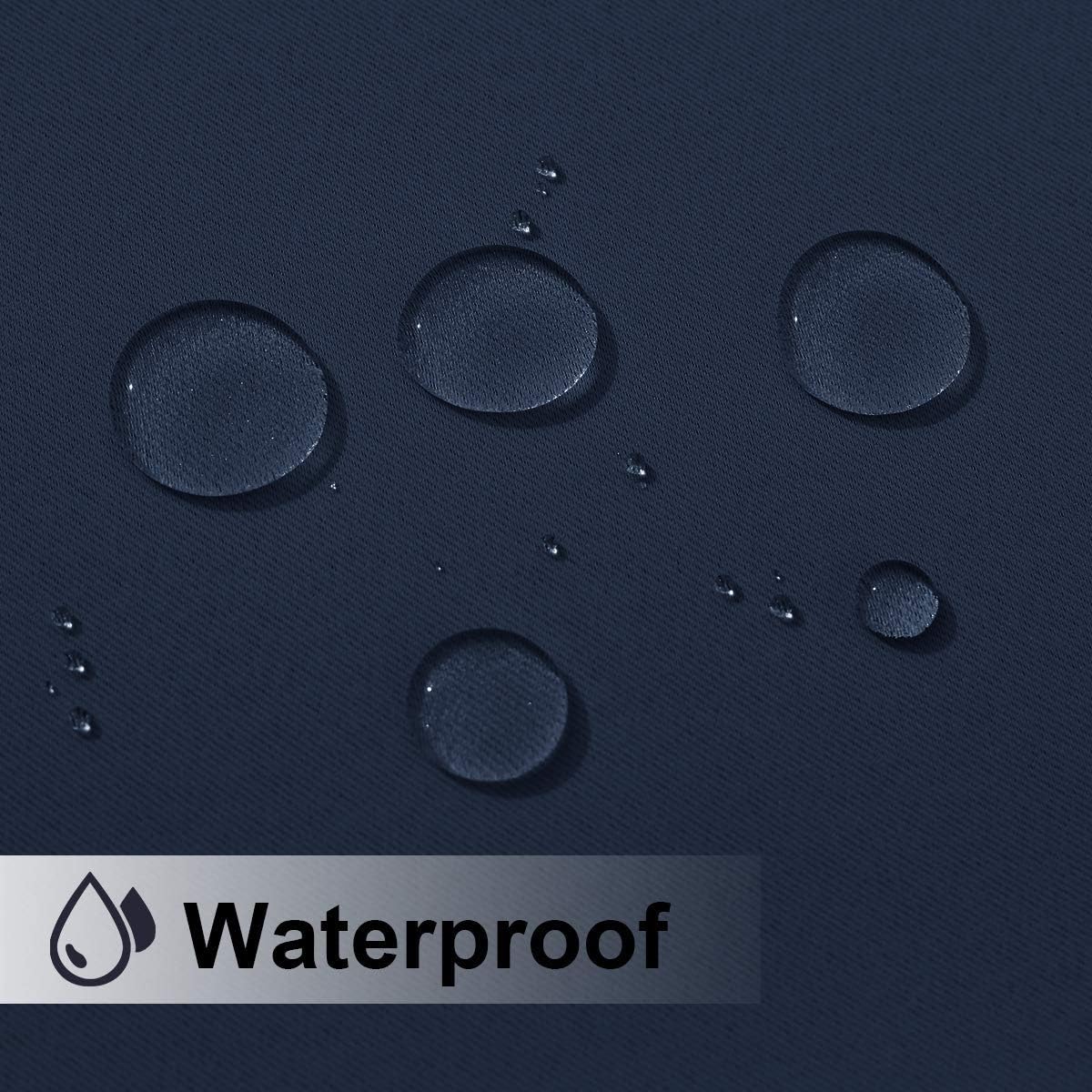 Cortina exterior impermeable 120" resistente viento