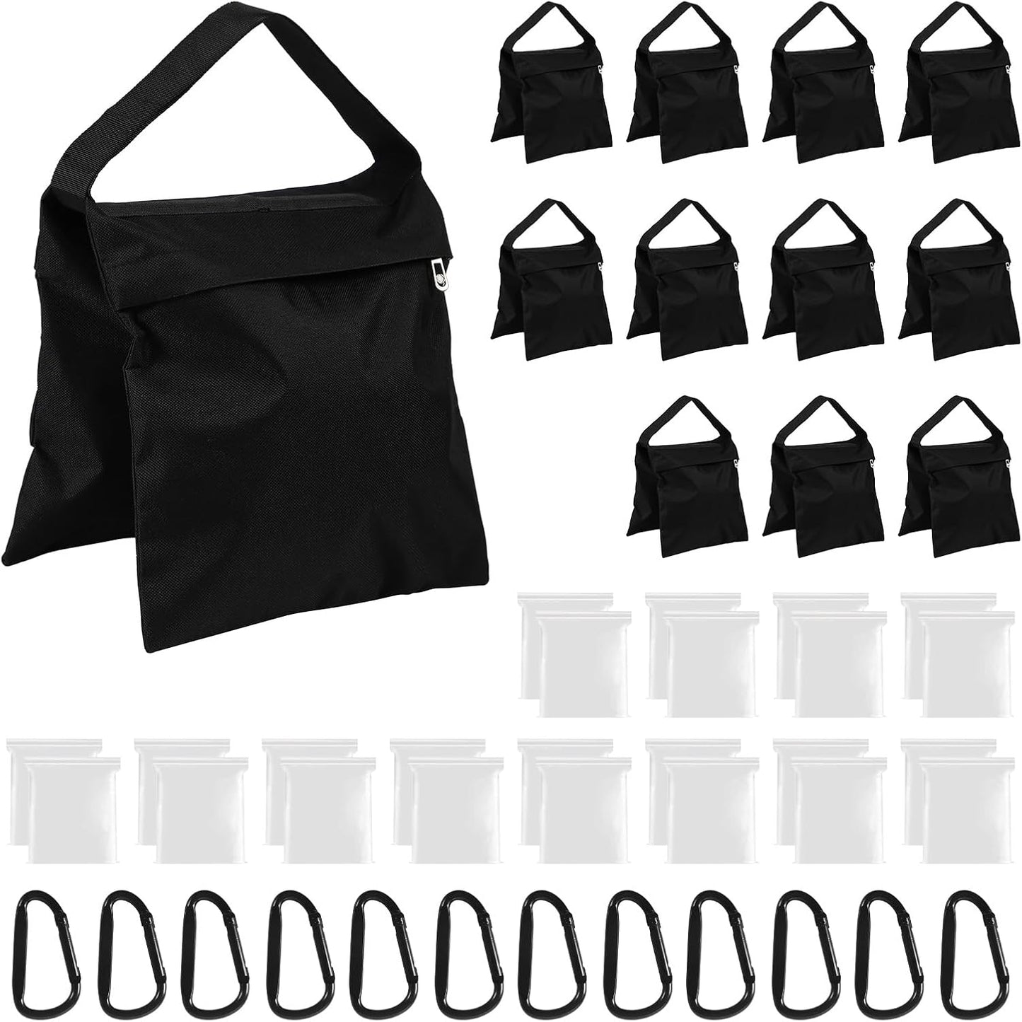 12 Pzas Bolsas Arena para Soporte Telón Toldo