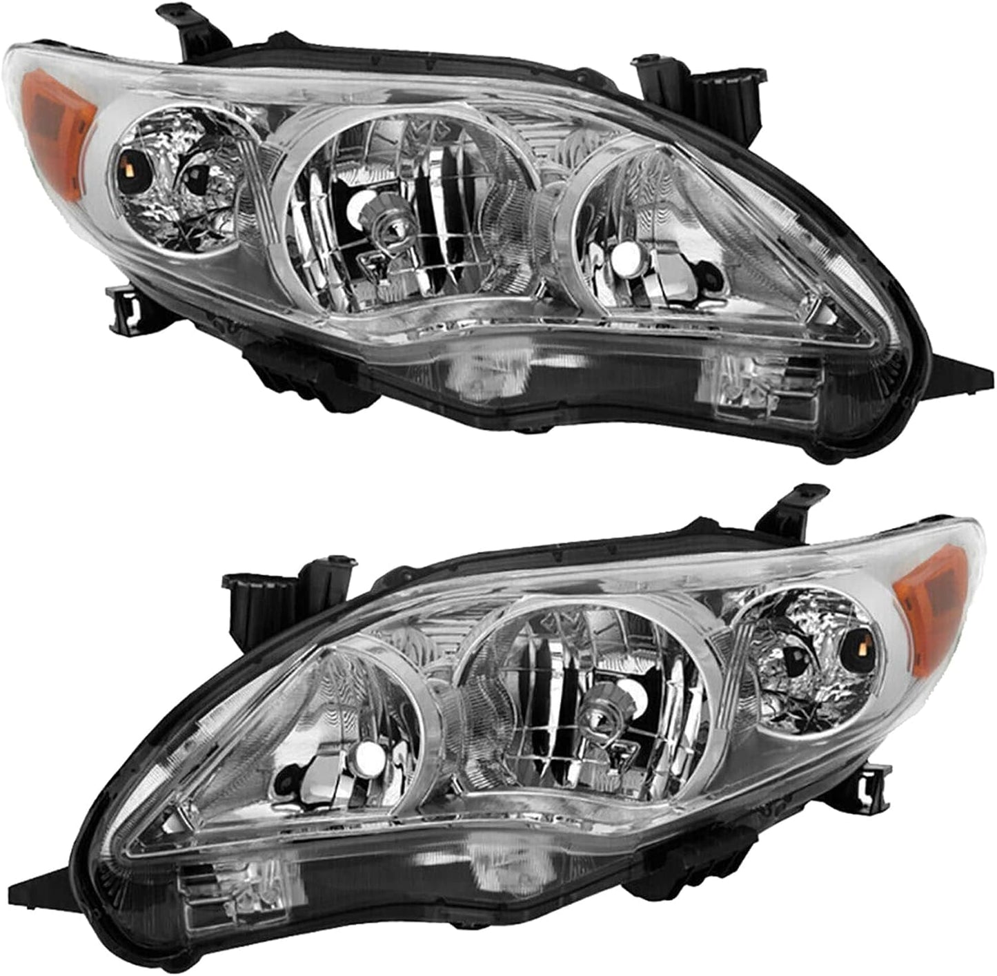 Faros delanteros cromados para Corolla
