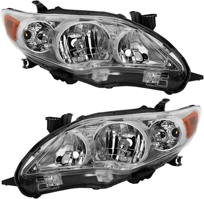 Faros delanteros cromados para Corolla