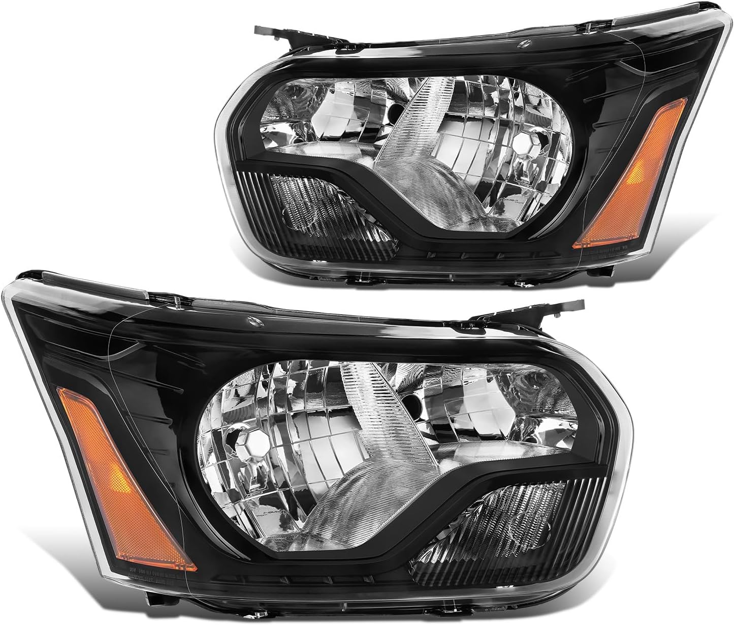 Kit faros comp Ford Transit 2023 Negro/Ámbar