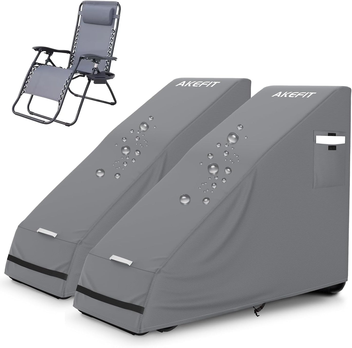 2 Fundas Silla Gravedad Cero Impermeables Plegables con