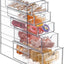 Organiz. cabello y maquillaje acrílico 5 cajones