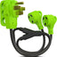 Cable adaptador RV 24" 50A a 2x30A con mango