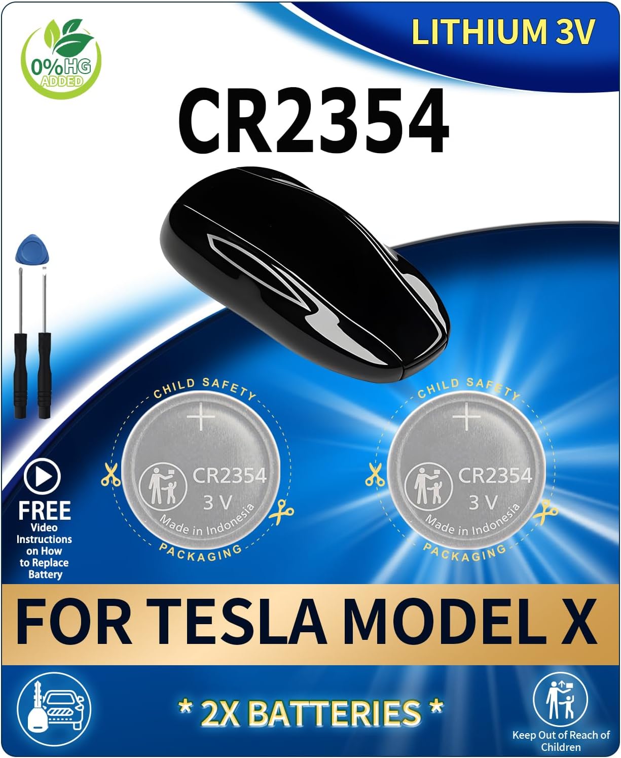 Baterías remota Tesla Model X pack 2