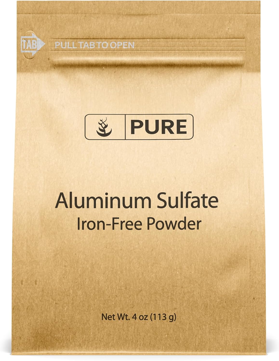 Sulfato aluminio grado alimenticio 4oz aditivo suelos