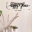 Letrero metal This Is Our Happy Place decoración pared