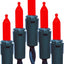 66" Cadena Luces LED Rojas Navidad Interior Exterior