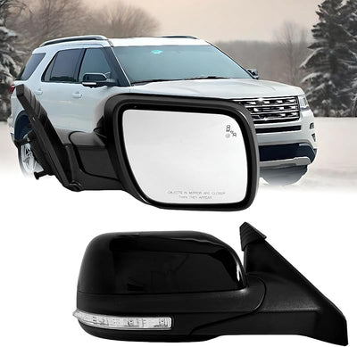 Espejo lateral Ford Explorer 11-19 con luz punto ciego