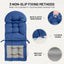 Cojín silla mecedora 44x19x4" antiderrap impermeable