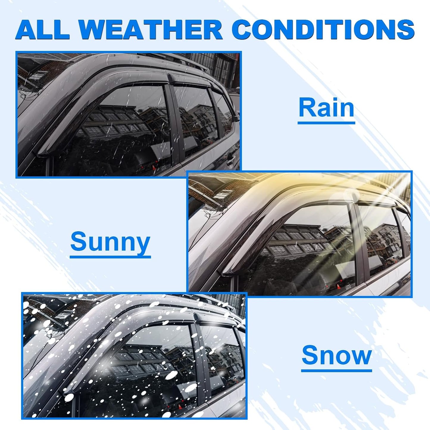 Protectores lluvia Subaru Forester 25-26 6 Ventanas