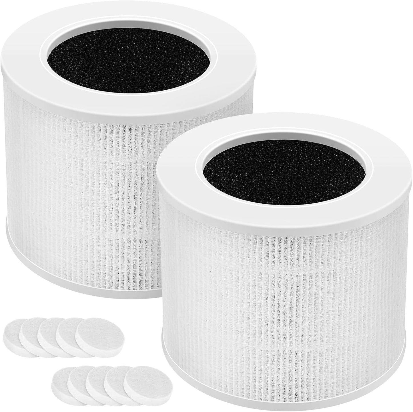 Filtro repuesto Core Mini LEVOIT 2 filtros 10 esponjas
