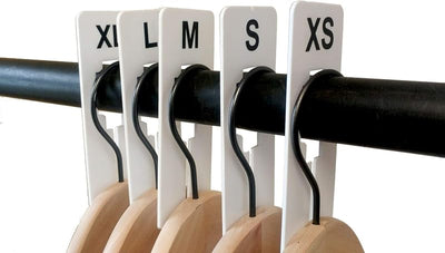 Divisores ropa rectangulares XS-XL set 25