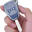 Funda llavero Jeep TPU riel plata azul protección total