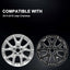 Fundas rueda Jeep Cherokee 14-18 17" 4 Pzas negras