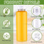 24 Botellas Plástico 12oz Tapas Blancas Reutilizables