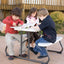 Mesa picnic niños polietileno acero 32.5x19in color almendra