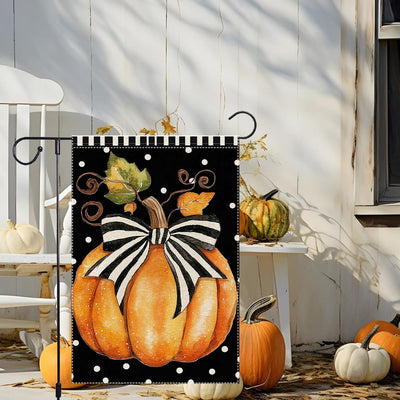 Bandera jardín otoño calabaza 12x18pulg decoración