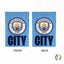 Bandera jardín Manchester City 19x12pulg MCFC