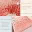 Alfombra baño microfibra antiderrap 18x27pulg rosa