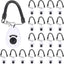 18 Pzas Clicker Entrenamiento Perros Gatos Aves Caballos Blanco