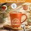 Taza para amantes de plantas con cuchara y tenedor