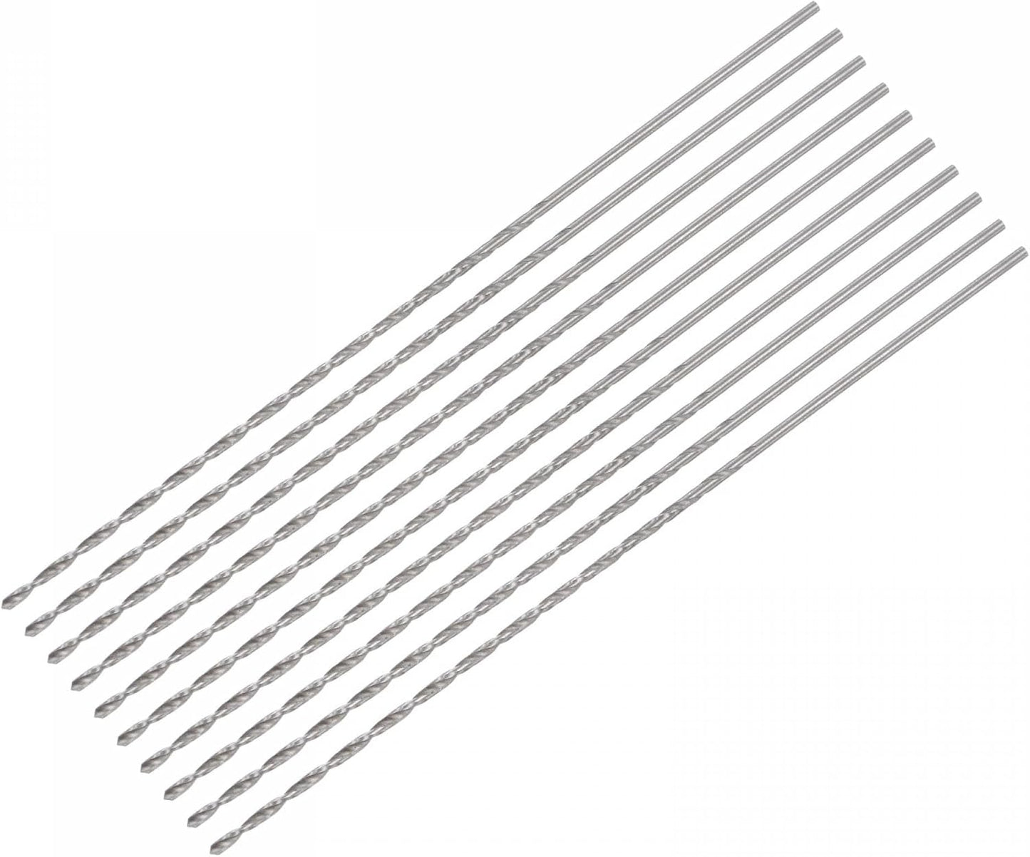 10 Pzas Brocas Twist 0.059pulg Vástago Largo para Aluminio
