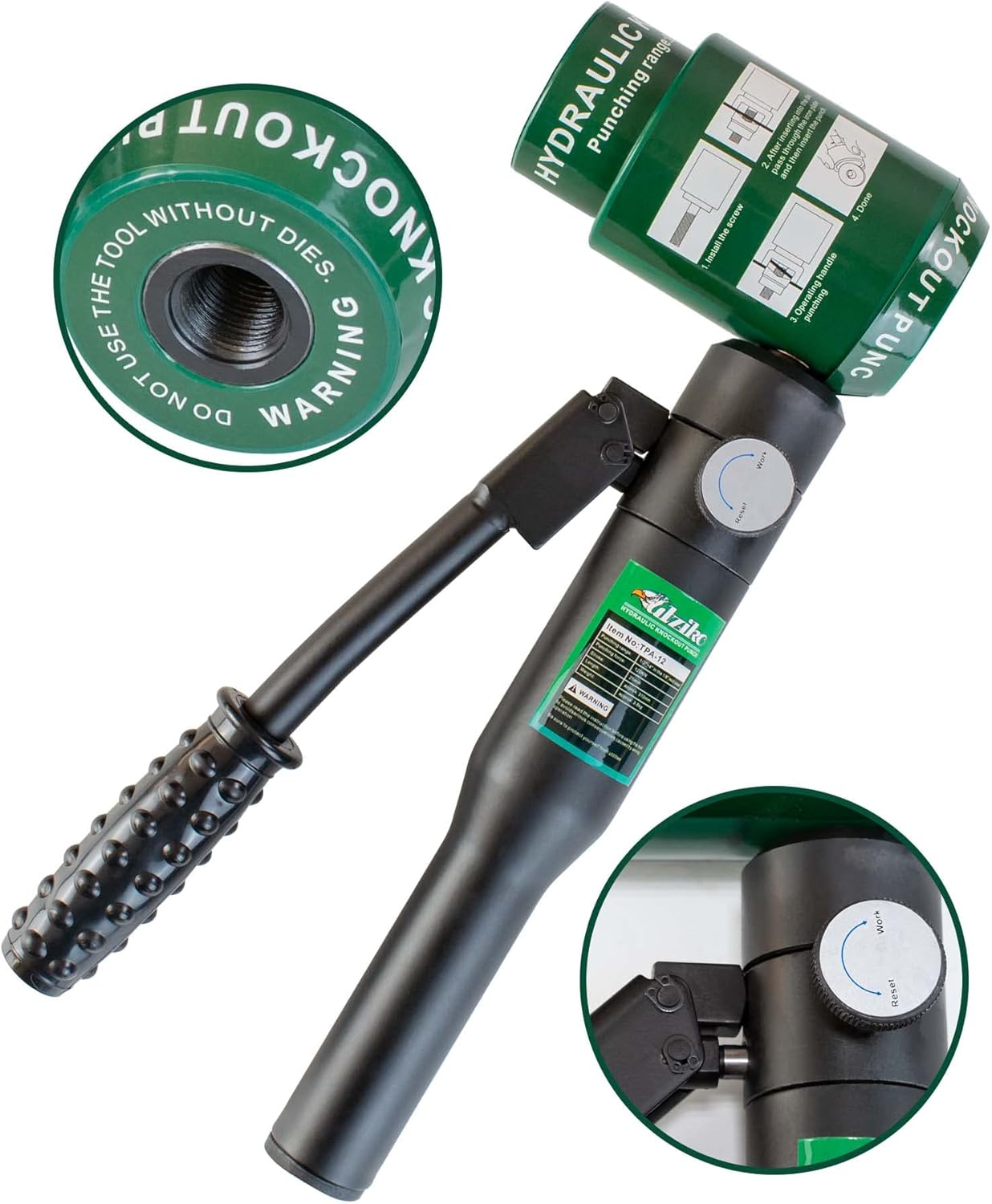 Ponchadora Hidráulica Conducto Eléctrico Kit 1/2-2pulg