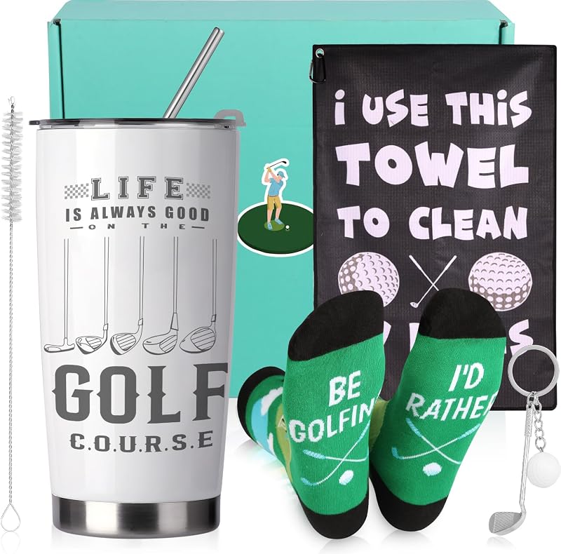 Vaso golf 20oz regalo para él papá tío marido novio