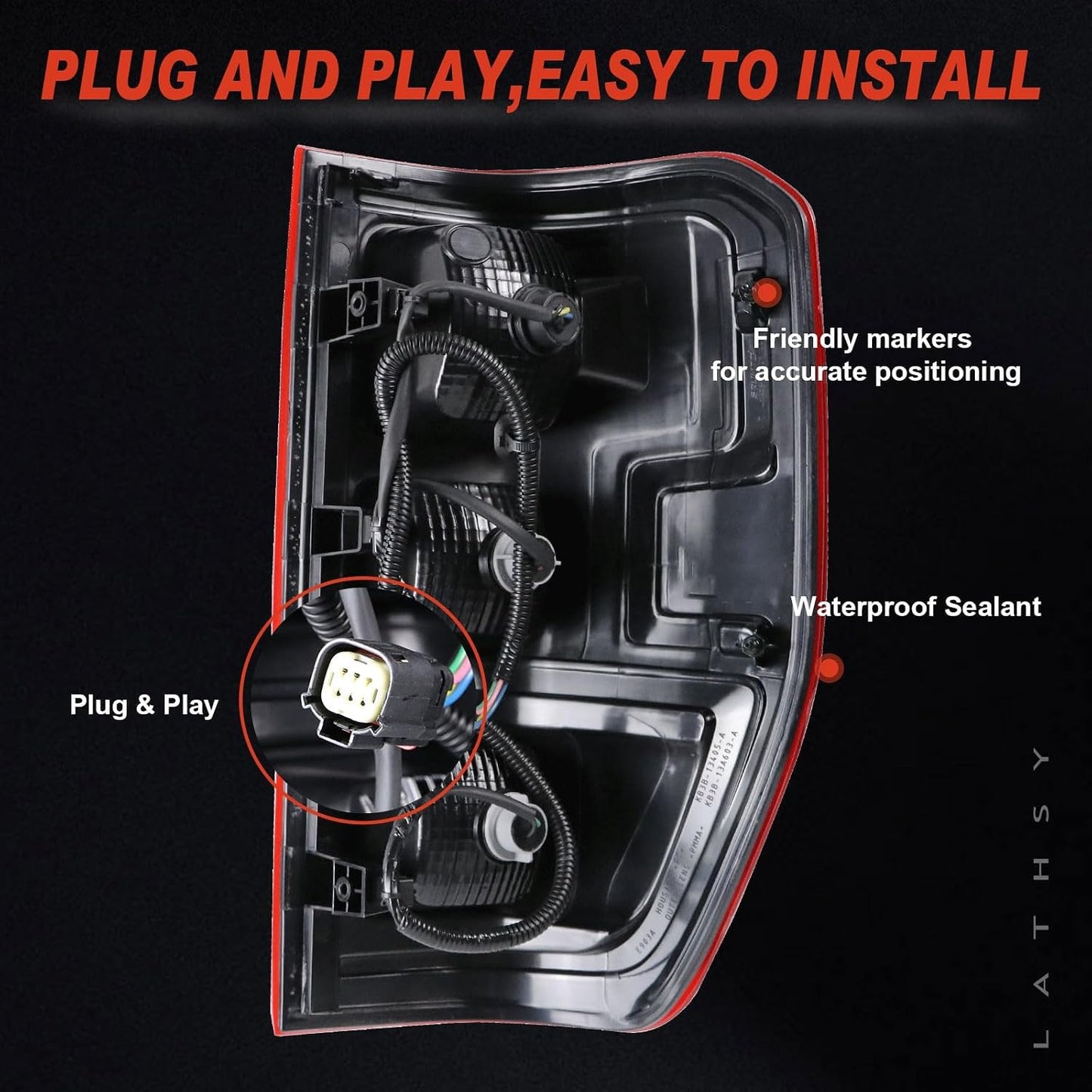 Luz trasera halógeno Ranger 19-22 lado izq conductor