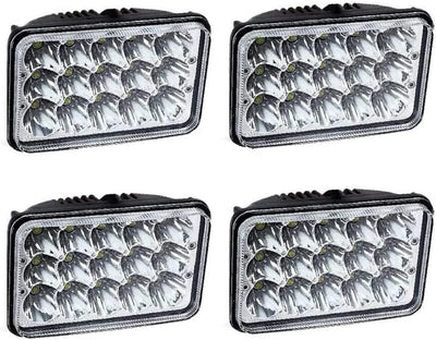 4pcs Faros LED H4 Peterbilt 4x6 sellado Beam