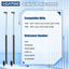 Soporte elevador escotilla trasera comp Toyota Land Cruiser