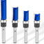 4 Pzas Brocas Enrutador Corte Ras 1/4pulg Carburo 1/2pulg