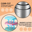 Juego 8 Tazas Medidoras Acero Inox Anidables