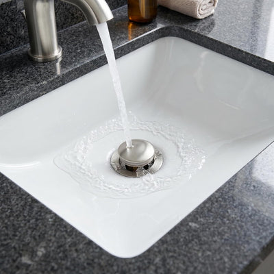 Desagüe desplegable baño acero inox T-304 con cesta coladora