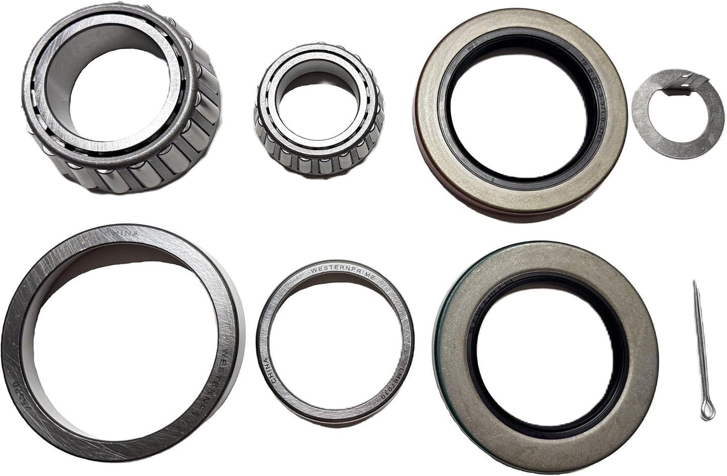 Kit rodamiento cubo remolque LM67048 sello grasa