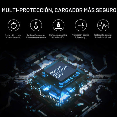 Cargador comp HP 65W 45W adaptador punta azul
